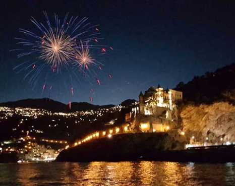 Amalfi Coast Fireworks Show
